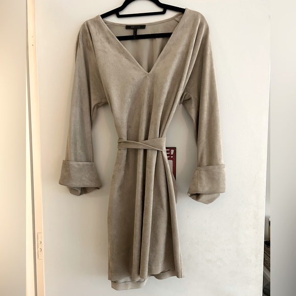 BCBGMaxAzria Suede Mini Dress - Picture 3 of 6